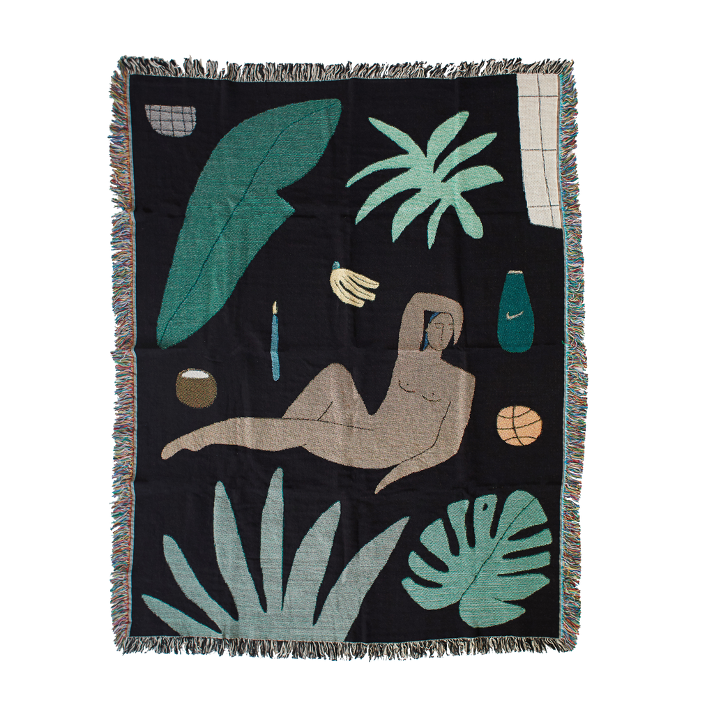 Tropical Shadows Blanket Mini by BFGF | A New Tribe