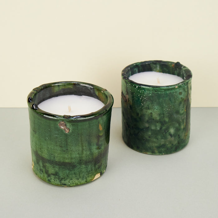 'Moroccan Mint Tea' Scented Tamegroute Candle