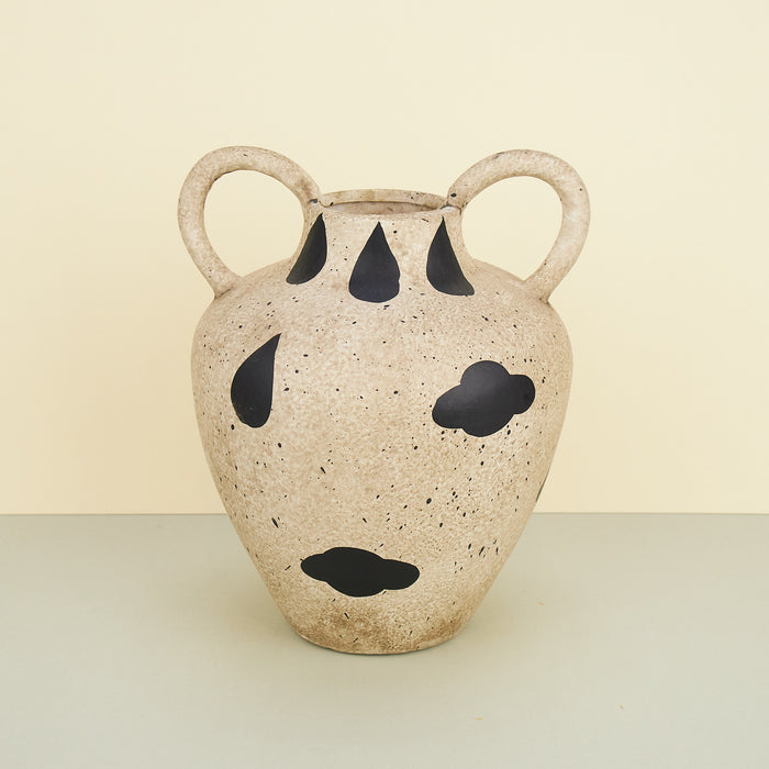 'Taye' Abstract Vase with Handles