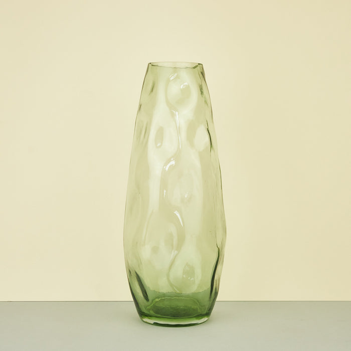 'Adufe' Green Glass Vase