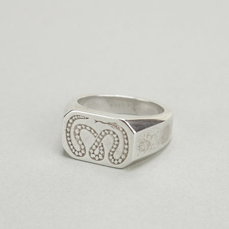 silver Serpent signet ring